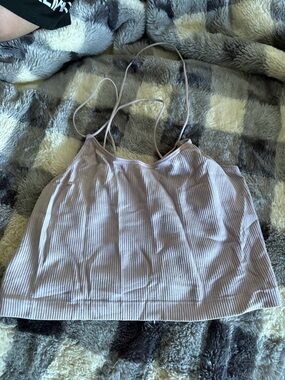 Light Lavender Ribbed Cami Top - Women's Summer Tank